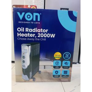 VON Oil Radiator Heater 2000w