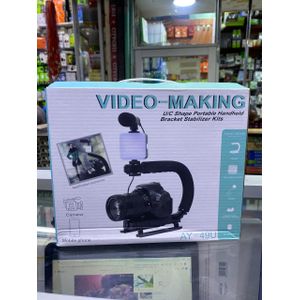 AY-49U Video Making U/C Shape Handheld Bracket Stabilizer Kits For Camera And Phones