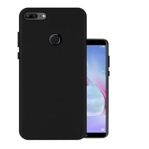 Soft Silicone Back Cover for Honor 9 Lite – Black