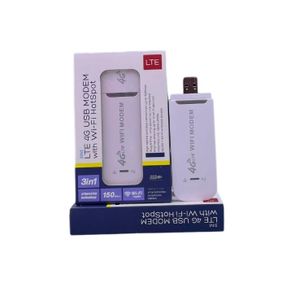 3-in-1 LTE 4G USB Modem Dongle With Wi-Fi Hotspot - 150Mbps