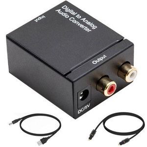Classic Digital to Analog Audio Converter Adapter Optical To RCA