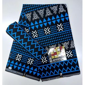 Classic Blue Blend Ankara/Vitenge Prints 