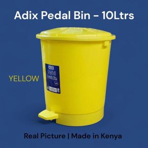 Adix Pedal Dust Bin 10Ltrs Plain