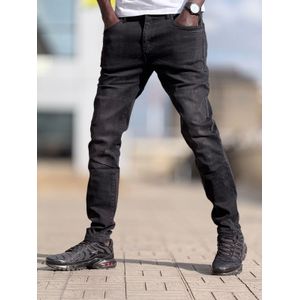 Black wash men denim jeans
