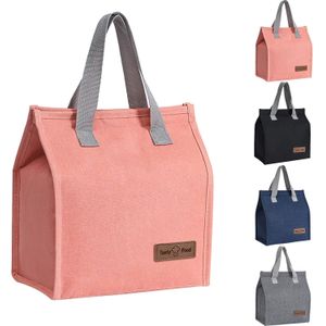 Premium Insulated Tote Lunch Bag - Floral Pattern Thermal Lunch Box for Women and Girls - Portable Leak-Proof Cooler Bag for Office, School, Picnic, and Travel