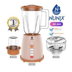 Nunix 3 In 1 WITH Blender, Grinder & Chopper( 1.5 L) - best quality