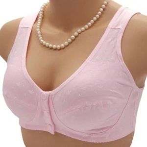 Jerrinut Bras For Women Underwear Push Up Bralette BH Elderly Front Button  Bra Cotton Bra Plus Size Seamless Wireless Lingerie