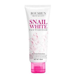 Roushun Snail White Face Wash Foam Facial Cleanser-100gm  