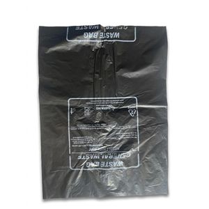Eco Black Waste Bags/bin liners - Heavy Duty - 50 Pcs - Medium size (24"x36") - Fits 50L bins