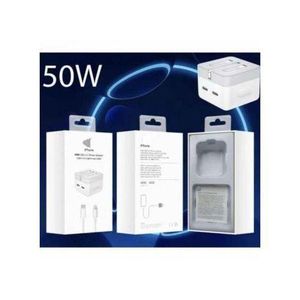 Apple 50W Original Fast Charger Adapter For IPhone 11/12/13/ 14/14Pro/14 Max/ 14 Pro Max