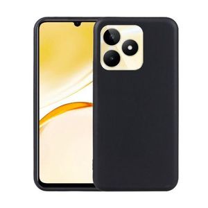 Black Soft Silicone TPU Phone  Cover Case Realme C51