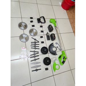 Rechargeable brush cutter machine 