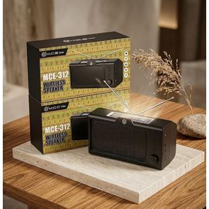 MCE 312 Portable Bluetooth Speaker FM Radio USB TF Card Solar Rechargeable Wireless Outdoor Speaker With Handle