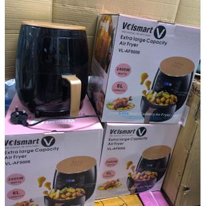 VOLSMART 6 Litres Digital Air Fryer – 2400W – Oil-Free Frying Appliance