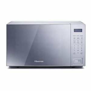 Hisense 20L Digital Microwave Oven – Silver, LED Display, Multi-Function Cooking