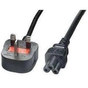 Laptop Power Flower Cable Fused - 3 Pin Plug