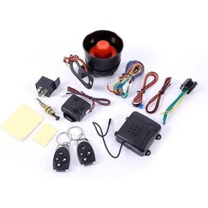 Car Alarm System For Theft Prevention With Sound, Anti Theft Car Security Device Alarm System With 2 Remote Starts, Universal 12V Loud Horn 120dB 6 Tone 7-Level Sensitivity Car Alarm Siren
