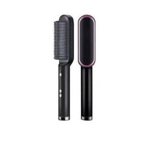 2-in-1 Hot-Air Hair Styling Comb Straightener Hair Brush blow dry hair dryer Hot Brush Flat Iron