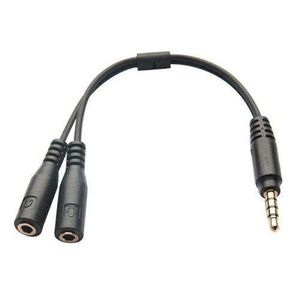 3.5mm Earphone Headphone Male to 2 Female Y Splitter Audio