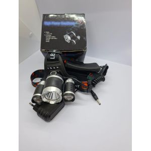 3xT6 LED Headlamp with 4 Lighting Modes for Camping Hiking and Night Repairs