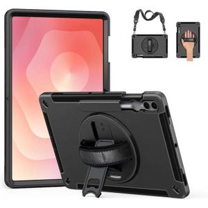 Armor  Protective Case for Galaxy Tab S11 Ultra /S10ULTRA/S9Ultra/S8Ultra 14.6-inch 2025 with Built-in Screen Protector, Shockproof Rugged for Samsung Tab S11Ultra with 360°Rotating Stand/S-Pen Holder/Hand Strap/Shoulder Belt