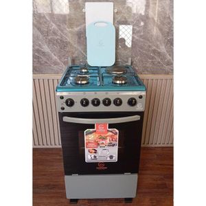 Eurochef  EGT55-3G1E-E Stand Cooker With 3 Gas Burners + 1 Hot plate With Electric Oven 50x55cm