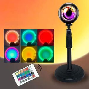 Sunset Projection Lamp with Adjustable Colors – LED Light for Room