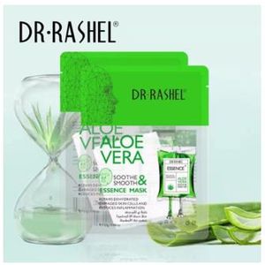 DR.Rashel Aloe Vera Soothe and Smooth Essence Face Mask Pack Of 5(25g per sheet mask )