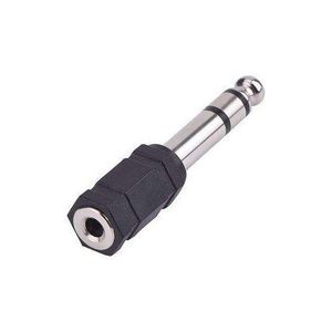 Classic 6.35mm to 3.5mm Audio Adapter, 6.35mm (1/4 inch) Male to 3.5mm (1/8 inch) Female Stereo Headphone Connector