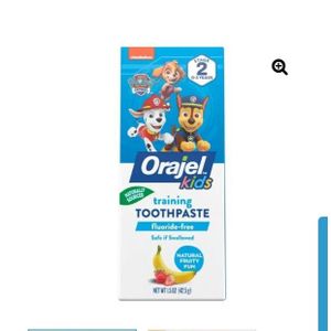 Natural Fruity Fun Orajel Cocomelon Training Toothpaste- gentle and safe Toothpaste for Babies