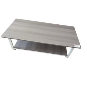 Modern Design Executive Rectangular Shaped Coffee Table MDF Top with Strong Stand 