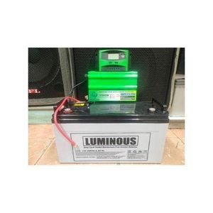 Luminous  200AH solar battery+ 600W solar inverter+ 20AH solar charge controller