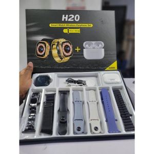 H20 ultra max suit smart watch wireless airpod,10 ultra in 1 strap and smart watch