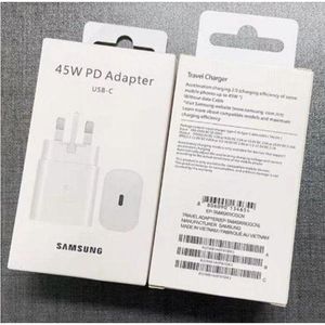 Samsung 45Watts Super Fast Charger, Adapter With Type C Output For Galaxy A06, A07, A17, A16, A26,A36,A56, S26 Ultra, A05s, A14, A15, A23, A24, A25, A33, A34, A35, A53, A54, A55, A37, Fold 7 And All S Series