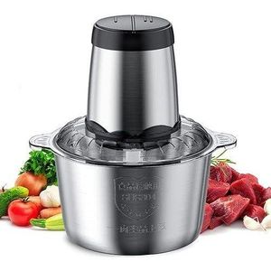 Electric Meat Grinder, Multi-Function Meat Grinder 300W High-Power Four-Blade Meat Mixer For Meat/fish/Vegetable/Baby Food,