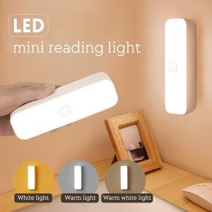 Wall-Mounted Reading Light,Magnetic Under Cabinet Lighting,Rechargeable Battery Operated,3 Mode-Warm Light/White Light/Natural Light