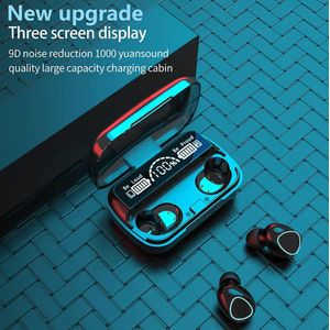TWS M10 Wireless Earbuds with LED Display & Power Bank – Noise Cancelling