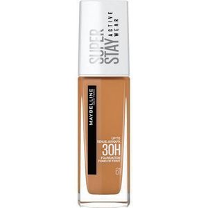 Maybelline SuperStay 30H Active Wear Foundation- 61 WARM BRONZE, Lightweight and Buildable Full Coverage Foundation Makeup For Up To 30HR Wear, 30ml