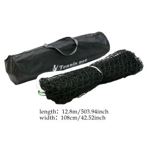 Lawn tennis net black in color