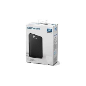 WD  500GB External Hard Disk Drive With Cable - Black