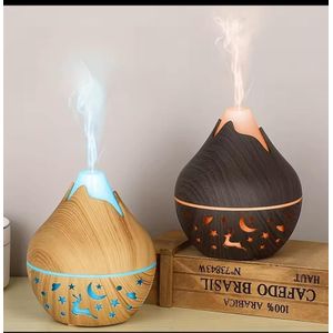 200ml USB Snow Mountain Humidifier – Ultrasonic Aroma Diffuser & Night Light
