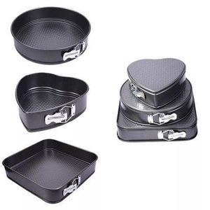 Set of 3 Black Nonstick Steel Baking Tins - 5x10x8 Inches