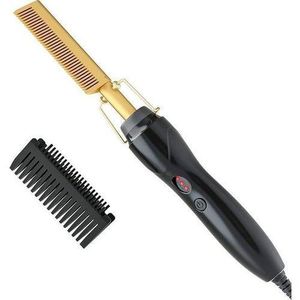 Electric Heat Comb Hair Straightener