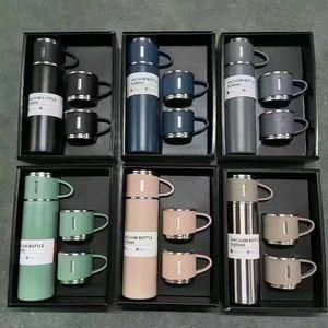 Creative Thermo Cup 500 Ml Portable Handle Thermo Bottle For Tea Sus304 Stainless Steel Vacuum Flask Set Travel Insulated Bottle Insulation safety range--Withstand the repaid temperature change