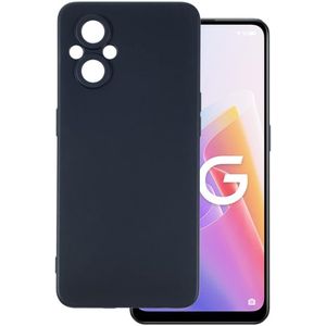 Black Soft Silicone Back Cover Case for OPPO Reno 7 Z– Slim, Shockproof & Anti-Slip Protection