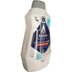 Astonish CREAM CLEANER With Bleach SOAP SCUM WATER MARKS SPARKLING SHINE Use With Stain Remover cf