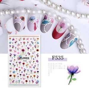 Nail Stickers 3D Self-Adhesive DIY Nail Art Decoration