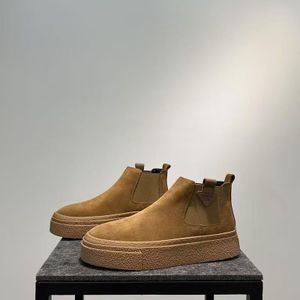 Men's Casual Formal Loafers & Slip-Ons Flat Business Shoes Brown