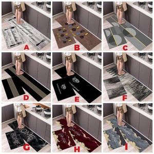 2 Pcs Kitchen Anti-Slip Floor Mats Anti Fatigue Mat