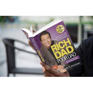Rich Dad Poor Dad Book by Robert Kiyosaki and Sharon Lechter (free bookmark)